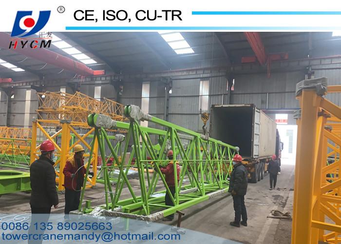 380V/60Hz Hydraulic Tower Crane 60m Arm Topless Types of Tower Crane 11.7m Counter Jib Electric Tower Crane