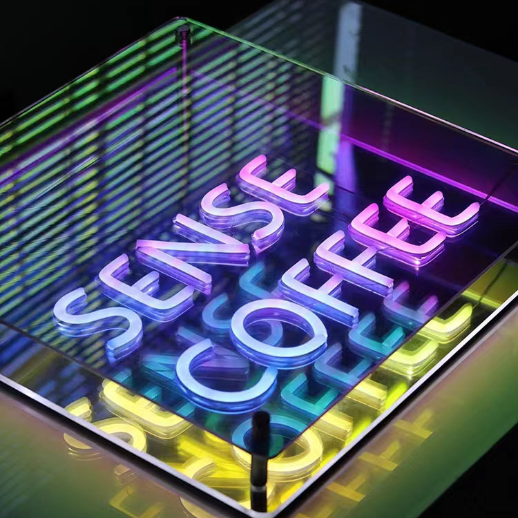 Neon Abyss Mirrors Bring Modern Twist to 3D Mirror Neon Dance Floor for DJ Disco Party