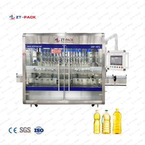 China Servo 500ml Edible Oil Filling Machine 6 Head High Viscosity Piston Filler on sale