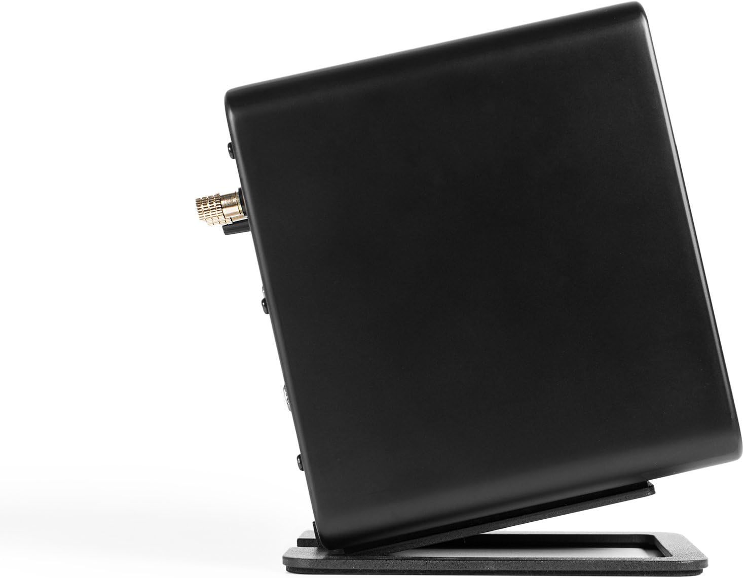 ISO9001 Rohs CE Desktop Speaker Stands for Small Speaker Tilted Tabletop Steel Computer Speaker Stands
