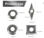 Standard Carbide Woodturning Cutters with Long lasting Durability and ODM