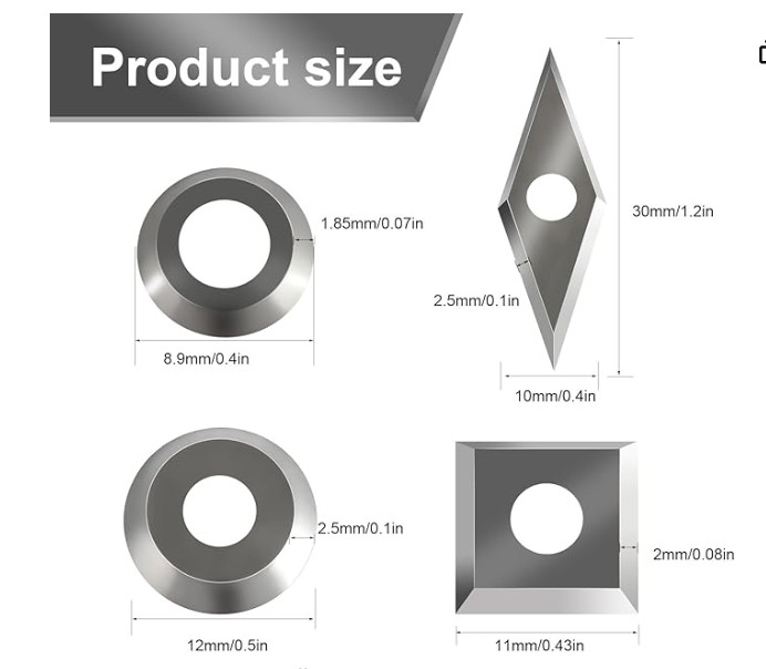 Tungsten Carbide Insert Carbide Tool For Wood Working Square Shaped Blades