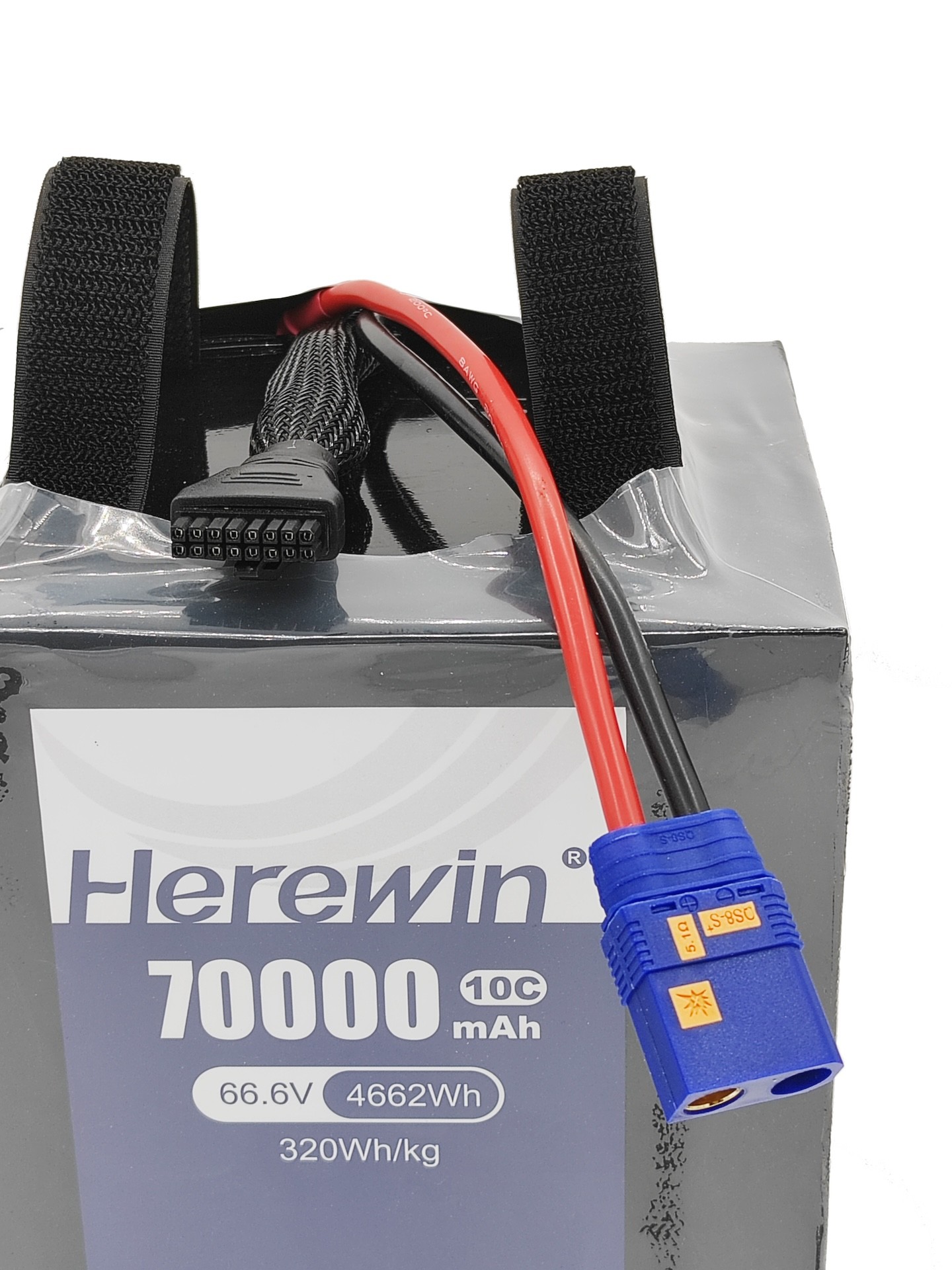 Herewin Semi Solid Battery For Uav 18S 66.6V 70000mAh High Energy Density Battery