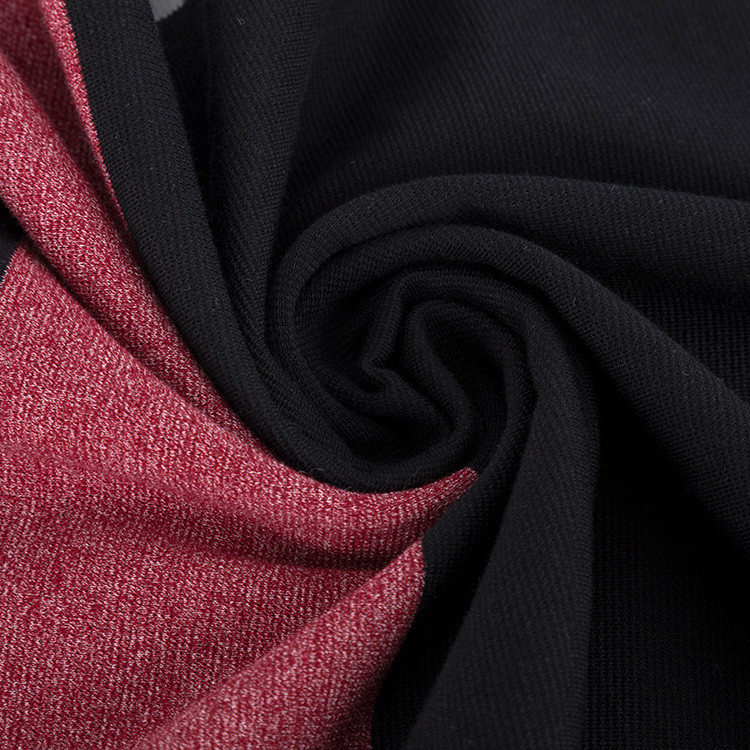 Breathable And Fashionable And Unique Healthy Striped Knit Fabric For Polo Shirt