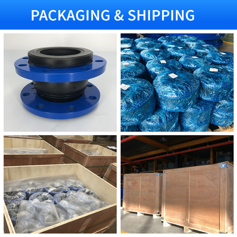 Round Head Code EPDM Rubber Material Flexible Dn150 Flange Connection Pn16 Expansion Joint
