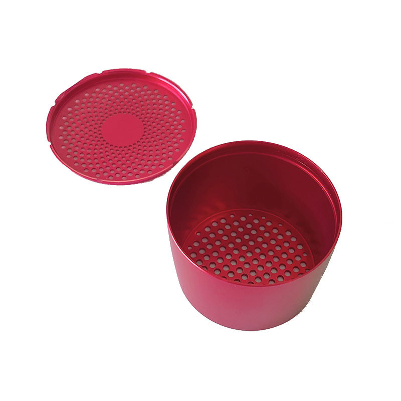 Deep drawing stamping aluminum basket.