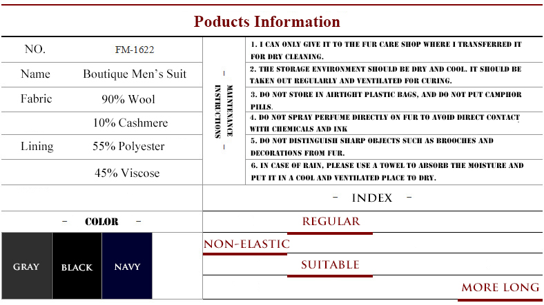 NO Hooded Men's End Cashmere Coat 90% Wool 10% Cashmere Double-Breasted Mid-Length