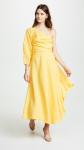 Fashion Asymmetrical Clothing One Shoulder With Long Sleeve Woman Maxi Dress