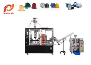 China 2021 Nespresso Compatible Coffee Filling Sealing Machine with Capsule Bagging Machine wholesale