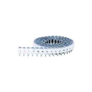 China HN25C Plastic Collated Coil Nails 2.5 X 22mm Screw Shank Nails Electro Galvanized wholesale