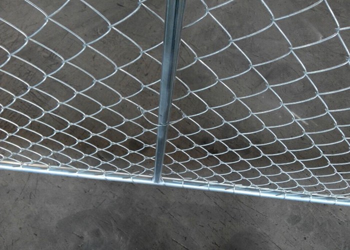 3.0mm Wire Dia Portable Chain Link Fence Various Types / Sizes SGS Certification
