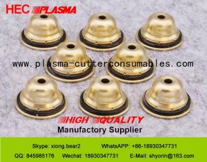 China Plasma Cutter Consumables / Komatsu 1.6mm Nozzle Shield Cap 969-95-24950 wholesale