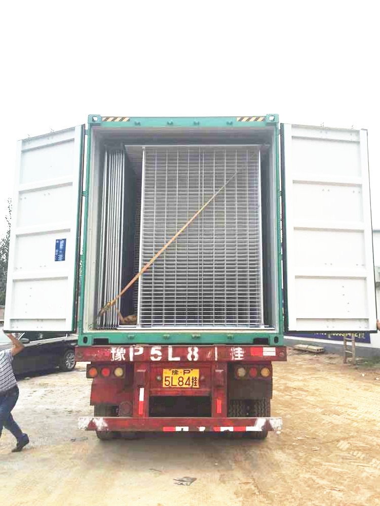 ISO9001 2.1m Tall Construction Site Security Fencing Portable