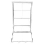 Soundproof Glass Double Hung Vinyl Windows UPVC Double Glazed Sash Windows