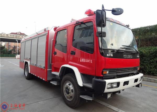 ISUZU Chassis Commercial Fire Truck with Dry Powder For Petrochemical Enterprise