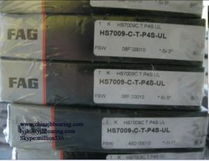 China FAG HS7009-C-T-P4S-UL main spindle bearing 45x75x16mm,P4 Grade,steel ball,in stock wholesale