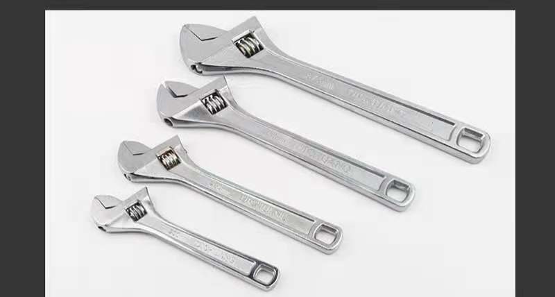 Adjustable wrench, 12 "/300mm, maximum opening 50mm, surface electrophoresis treated, tool steel, 750g,