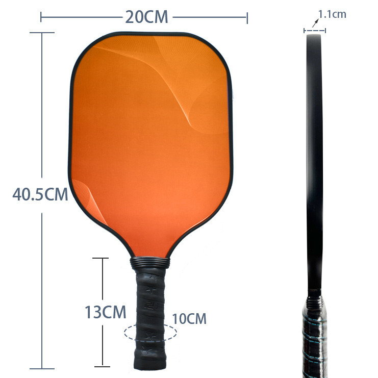 Green Wood Material Custom Pickleball Paddle Beach Padel Racket