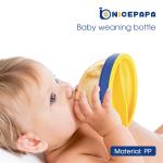 150ml Anti Colic Silicone Baby Feeding Bottle BPA Free For 0 - 6 Months