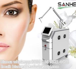 China Sanhe ce 2 years warranty 1064 nm 532nm nd yaglaser / q-switched nd: yag laser for tatto wholesale