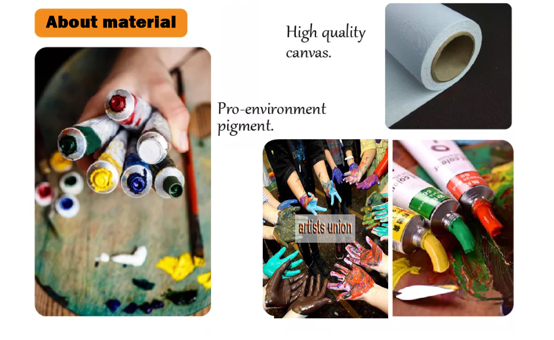 Custom Wooden Frame Stretched Canvas For Painting Home Hotel Restaurant Decorations