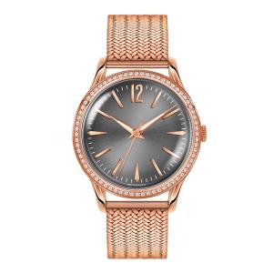 China Women's Jewelry watch Customized Stainless Steel Fashion Mesh Band Wrist Watch wholesale