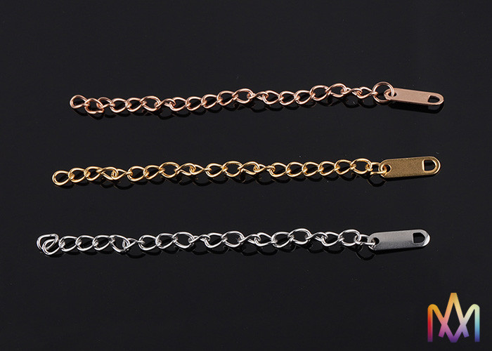 Fadeless Hypoallergenic Extenders SS Bulk Jewelry Chain