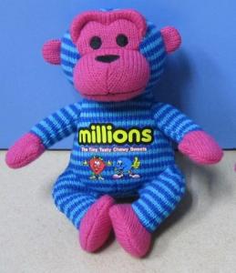 China Knitted Monkey Stuffed Animal Toys Plush Toys wholesale