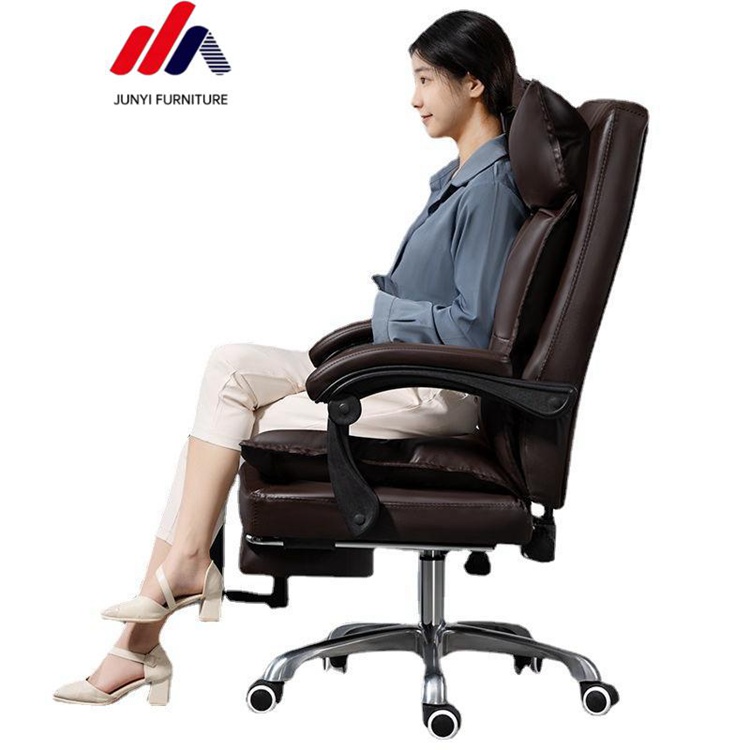 Technical Leather Doll Cotton Density Soft Cotton Office Chair Adjustable Back Height