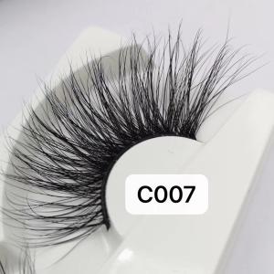 China PRIVATE LABEL 30MM OVERLENGTH REAL MINK EYELASH wholesale
