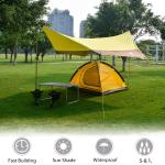 Silver Coated Polyester 8 Persons Camping Sun Canopy