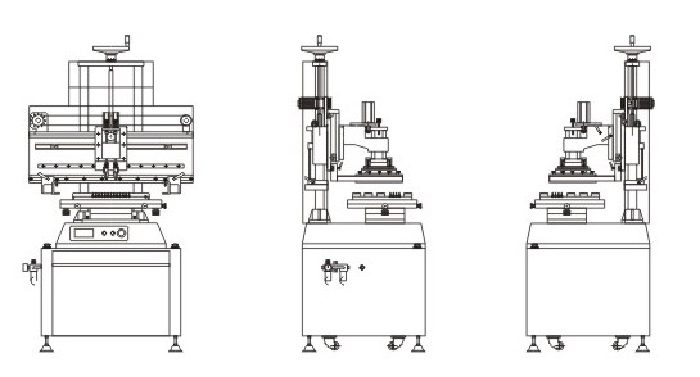 Semi Automatic High Accuracy Smt Stencil Printer Solder Paste Printer Machine