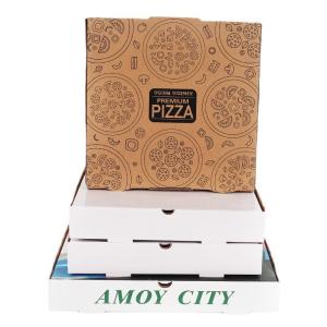 Vanishing Carton White Pizza Boxes Manufacturing Hexagon Square Triangle 14inch