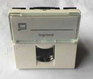 China Free Tool White Faceplate 45mm 22.5mm RJ45 Cat5e Face Plate wholesale