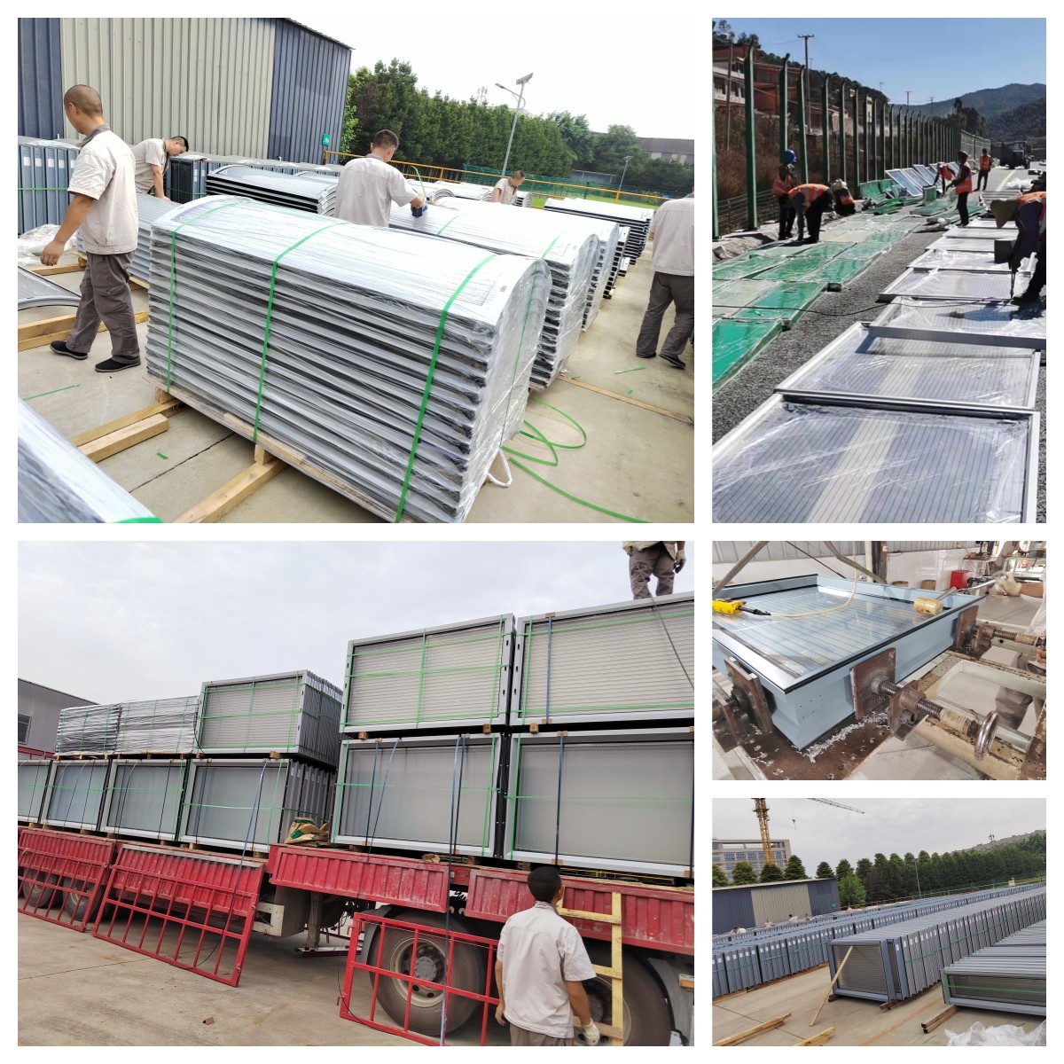Highway Soundproof Wall Plastic Board And Metal Highway Noise Reduction Barriers