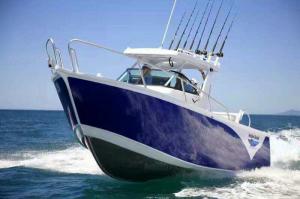 China Saltwater Aluminum Fishing Boats , Cuddy Cabin Boats 1.6M Height wholesale