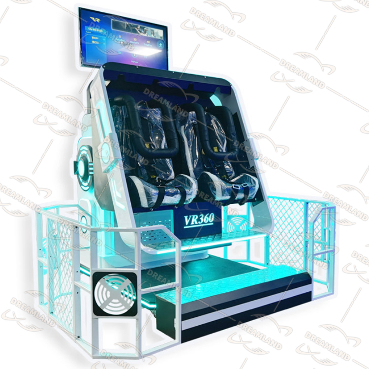 Dreamland vr simulator ufo VR 2 seat 9d virtual reality 360 vision roller coaster 9d cinema simulator