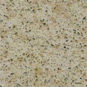 China Durable Pecan Cream Quartz Kitchen Worktops High Temperature Resistance wholesale