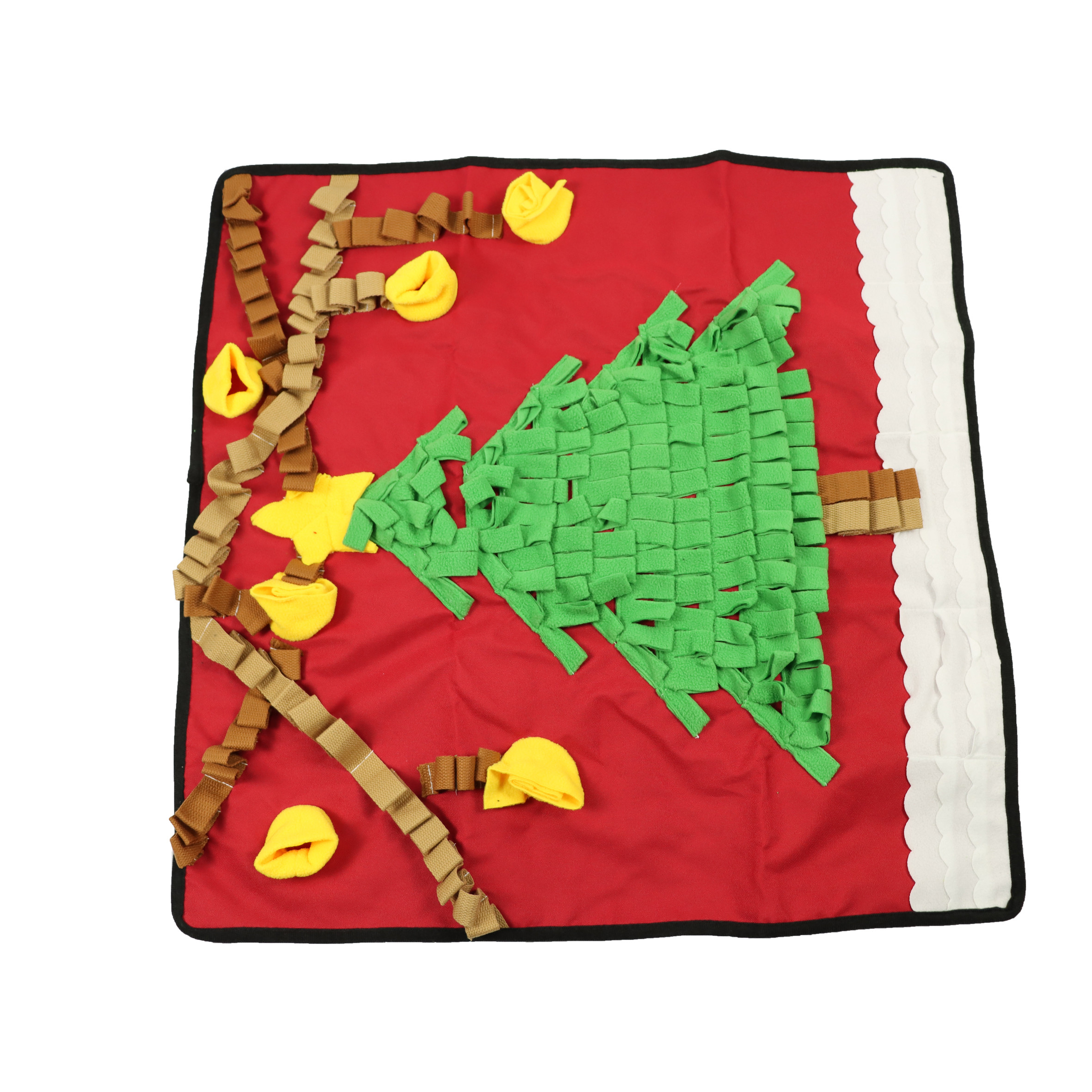 Christmas Tree Snuffle Mat Enrichment Nosework Training Washable Dog Feeding Mat Puzzle 70cm