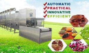 China Industrial Microwave Dryer , Rose Bud / Jasmine Flower Drying Fixing Machine wholesale