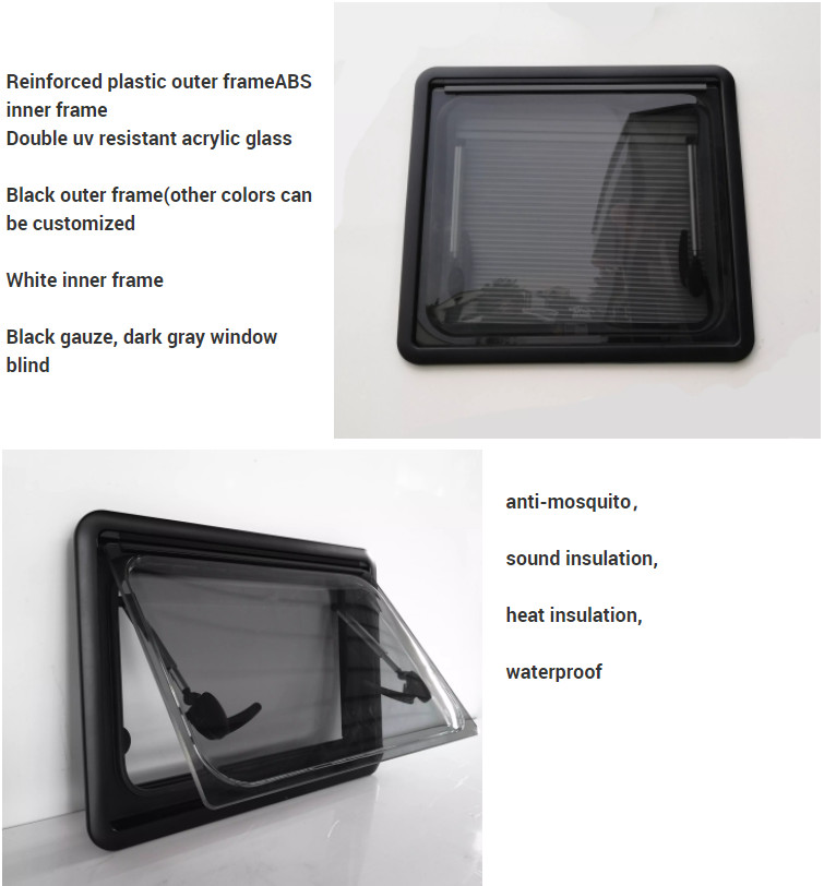 Anti UV 92% Black Translucent RV Window Acrylic Sheet 1.20g/Cm3