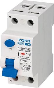 China 10kA 2 Pole RCBO Household Circuit Breaker PR8HE 4 Pole wholesale