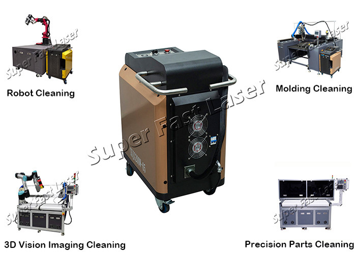 200W High Efficiency Rust Cleaning Equipment Laser Painting Remover Rust laser Removal