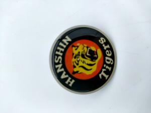 China HanShin Tigers Ladies Brooch Pin Soft Enamel Die Struck Process wholesale