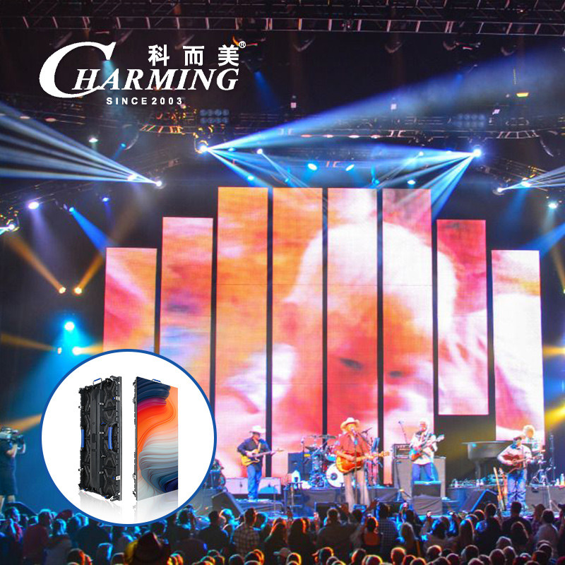 Front Maintenance Outdoor Rental P3.91 500x500mm LED Video Wall Display 3840Hz