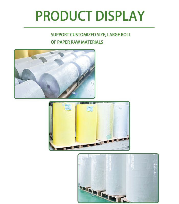 Wear Resistant Acrylic Coated Paper , Adhesive Paper Roll 120u Surface Thickness