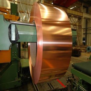 China ASTM Copper Strip Roll C10100 C10400 Copper Foil Roll wholesale