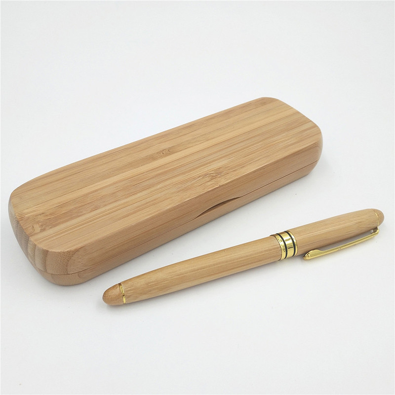 Elegent Bamboo Pen Set Ink Pen Business Gifts Logo Customized