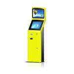Dual Screens Self Payment Machine With 19 Inch Advertising Display