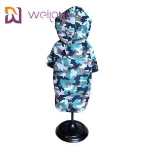 China Velcro Opening Camo Pet Dog Waterproof Jumpsuit Mesh Lining wholesale